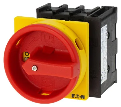 Produktbild von Eaton P1-32/EA/SVB/HI11, Drehschalter, 3P, Rot, Gelb, IP65