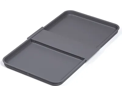 Produktbild von Deckel für 25L oder 35L eins2vier Mülltrennsystem Küchen-Abfalleimer Wertstoffbehälter alugrau