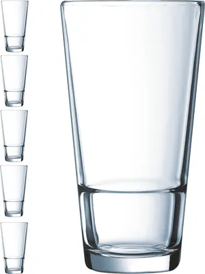 Produktbild von Arcoroc STACK UP hohes Glas 470 ml 6er-Set - Hendi H5641