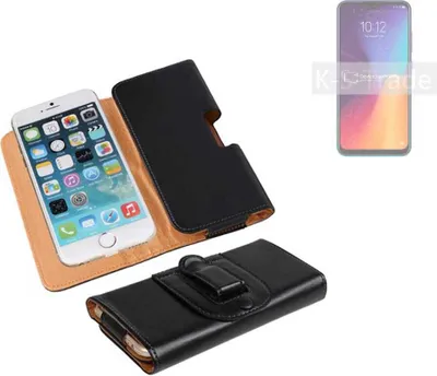 Produktbild von K-S-Trade Schützhülle Handyhülle kompatibel mit Lenovo K10 Plus Holster Gürtel Tasche Schutzhülle Handy-Tasche Smartphone Case Seitentasche