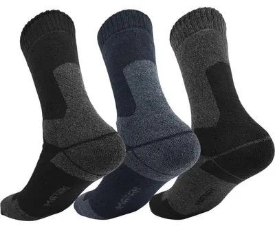 Produktbild von 12 Paar Herren Thermo Winter Socken Vollfrottee Warm Baumwolle; 3er Mix1/43-46