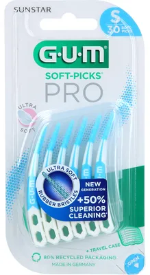 Image de GUM Soft-Picks Pro Small 30 pièces- NOUVEAU