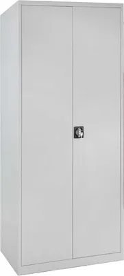 Produktbild von ADB Flügeltürenschrank 4 Fachböden (BxHxT) 920 x 1950 x 420 mm Lichtgrau