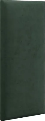 Image de LIKMA Panneau Mural Decoratif Rembourrés Vert bouteille 30 cm x 30 cm 3D avec Mousse Tête de Lit pour lit Murale pour Chambre Decoration Tissu