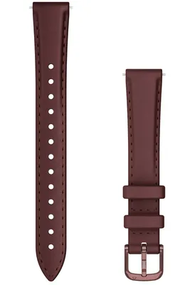 Garmin 010-13302-21 Lily 2 Wechselarmband Leder Maulbeere 14 mm 1