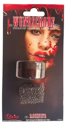 Produktbild von Zoelibat Wundschorf 10 ml inkl. Schwamm rot Theaterschminke für Karneval