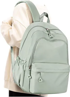 Produktbild von Schulrucksack mit Laptopfach 14 Zoll Hellgrün