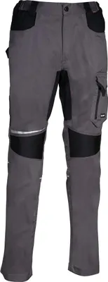 Immagine prodotto di Pantaloni da lavoro Cofra in maglia a costine sulle ginocchia, elasticizzati antracite 54