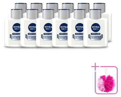 Produktbild von 12 x NIVEA MEN Protect & Care Aftershave Balsam - 100 ml - Sparpackung - 12 Stücke