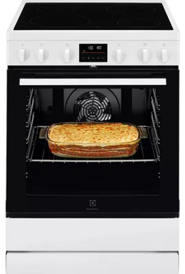 Image de Cuisinière vitrocéramique 73l 4 feux blanc - Electrolux - LKR64890BW - surroundcook