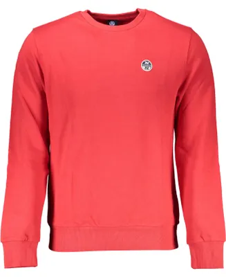 Produktbild von Herren-Sweatshirt Rot – Lässiges Langarmshirt mit Rundhals und Logo