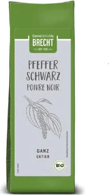 Produktbild von Pfeffer schwarz - ganz Beutel 180g