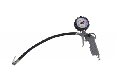 Produktbild von Druckluft-Blaspistole mit integriertem Manometer für präzisen Arbeitsdruck bis 6 bar