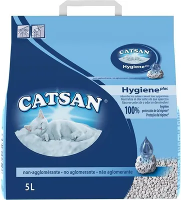 Produktbild von CATSAN Hygiene Plus 5 l natürliches Katzenstreu