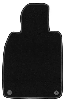 Obrázok produktu pre Velúrový koberec vodiča pre: Porsche 911 (typ 991) 2010-2019 (kupé/targa/kabriolet) – 1 ks, čierny, na mieru – Wielganizator BASIC