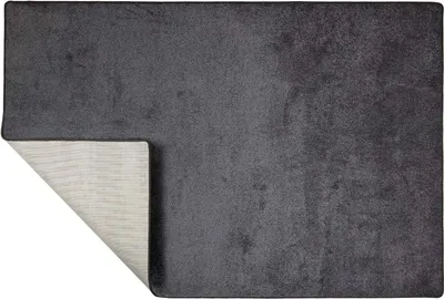 Image de Tapis Sundae pour salon couloir et cuisine, Anthracite 77 80x400 cm