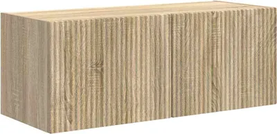 Produktbild von vidaXL TV-Wandschrank Sonoma 78,5 x 31 x 29,5 cm Holzwerkstoff