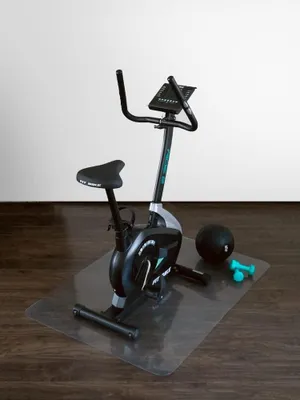 Image de Tapis de protection transparent pour appareils de fitness, 90 x 120 cm