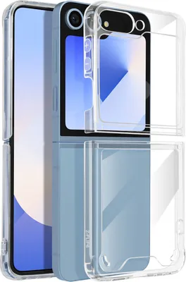 Image de Avizar, Housse de protection pour Galaxy Z Flip 6 coins renforcés, Transparent