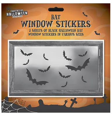 Produktbild von Schwarze Fledermaus Fenster Sticker