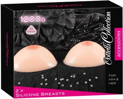 Image de Cottelli Collection Accessoires seins en silicone - Couleur : chair