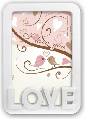 Obrázek produktu pro ZEP fotorámeček Grazia 10 x 15 cm, bílý, Love
