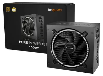 Produktbild von be quiet! Pure Power 13 M | 1000W, 1000 W, 100 - 240 V, 1050 W, 50/60 Hz, 12 A, 6 A