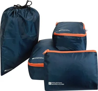 Produktbild von Mountain Warehouse - Sada balicích kostek - 4 balení MW1473 (jedna velikost) (námořnická modrá)