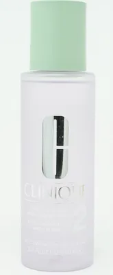 Obrázok produktu pre Clinique Clarifying Lotion 2, Pleťová voda, Ženy, 200 ml, Zmiešaná pleť, Suchá koža, Mastná pleť, Veľmi suchá koža, Hydratačný, Vyhladenie, Fľaša