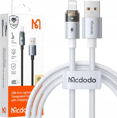 Immagine prodotto di Mcdodo Cavo USB Fast Charging per iPhone Lightning PD 36W 1M LED Bianco