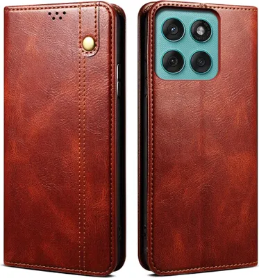 Produktbild von Motorola Edge 60 / 60 Fusion Hülle - Coverup Premium Classic Klapphülle - Braun