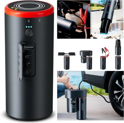 Produktbild von Reflexion CS2026 Smart-Kit All-in-one Powerbank,Starthilfe,Saugen,Kompressor