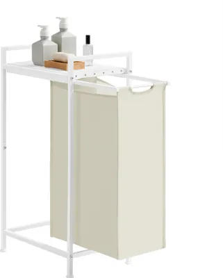Produktbild von VASAGLE Wäschekorb , Wäschesammler mit Ablage, Wäschebox, 47 L