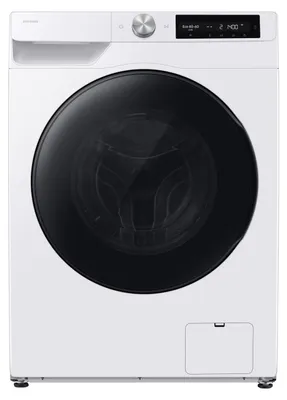 Produktbild von Samsung WD10HG6U94BEU3, Frontlader, Freistehend, Weiß, Links, Schwarz, Berührung, Drehregler