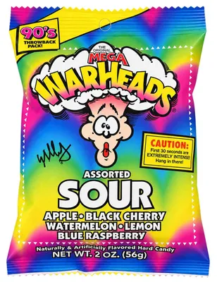 Zdjęcie produktu dla Warheads Extreme Sour Hard Candy 56g