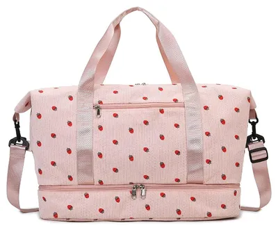 Produktbild von Sporttasche mit Schuhfach und Nassfach, 20-35 Liter, Rosa