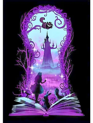 Produktbild von 5D Diamant Painting Set Cartoon Zauberbuch 30x40cm