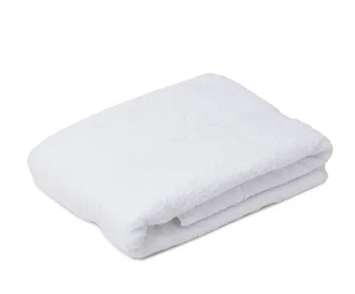 Produktbild von sleepling - liebling Badetuch, 100% hochwertige Baumwolle, mit Schlaufe, 100 x 150 cm, waschbar & trocknergeeignet, voluminös, weiß