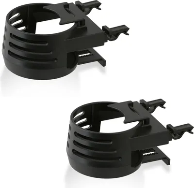 Produktbild von Wicked Chili Auto-Getränkehalter für Lüftung, universal, schwarz, 135x83x63 mm, Ø 53-70 mm, mit Filz gepolstert, für Dosen, Kaffeebecher & Thermobecher