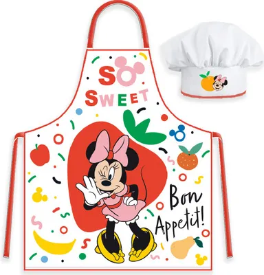 Produktbild von Dětská zástěra s čepicí Minnie Mouse Se Sweet