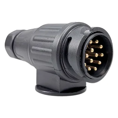 Produktbild von Anhängerstecker | 13-polig | 12V | 16A | mit Einfach- & Doppelausgang