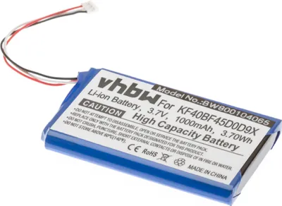 Produktbild von vhbw Akku Ersatz für Garmin KF40BF45D0D9X für GPS Navigation Navi (1000 mAh, 3,7 V, Li-Ion)