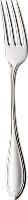 A close-up studio shot of a single fork.