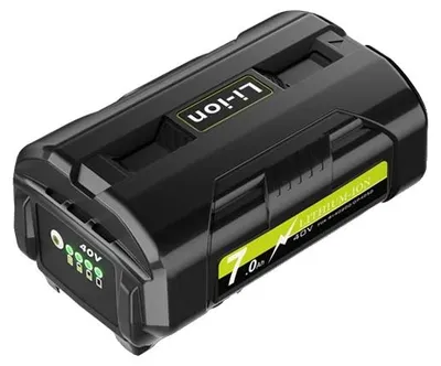 Immagine prodotto di Batteria agli ioni di litio, capacità 7000 mAh, tensione 40 V, compatibile con Ryobi, 1 batteria da 7,0 Ah