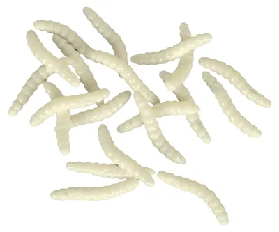 Produktbild von Slimy Maden als Deko & Scherzartikel 20 Stück, KI-generiertes Bild