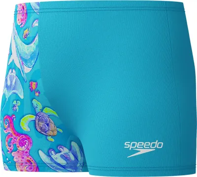 Produktbild von Speedo Digital Allover Badehose Boxer Blau 4 Years Junge Blau 4 Years