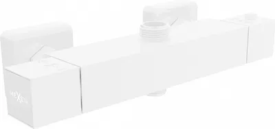 Produktbild von Mexen Cube Thermostat-Duschmischer, Weiß - 77250-20