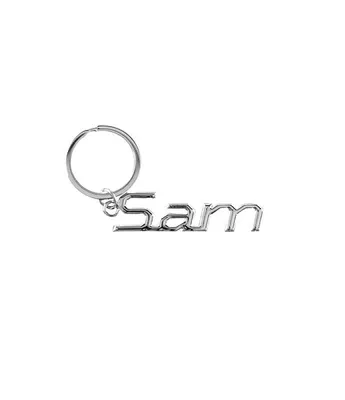 Productafbeelding van Cool car keyrings - Auto sleutelhanger met naam Sam