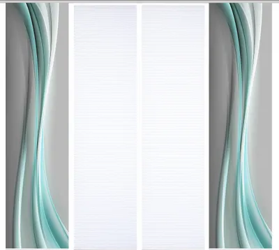 Produktbild von 84070 ELANIA Schiebegardine aus recyceltem Polyester, halbtransparent