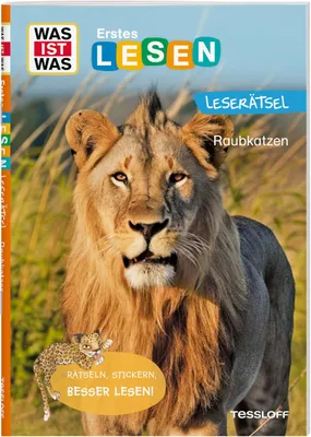 Immagine prodotto di WAS IST WAS Erstes Lesen Leserätsel. Raubkatzen